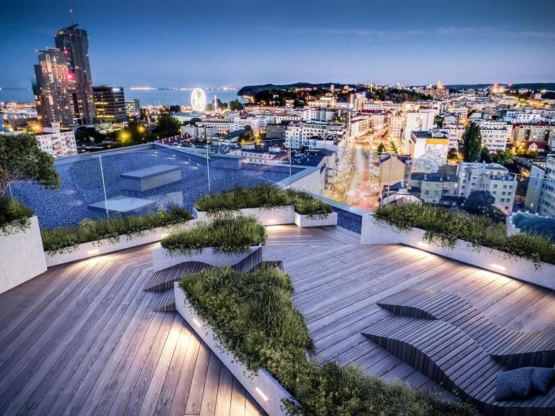 Portova Gdynia Sea Viewアパートメント エクステリア 写真